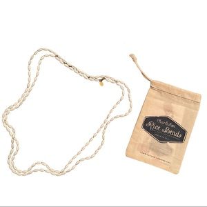 Charleston Rice Bead Necklace